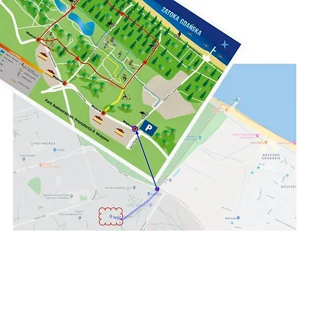 Sunny Sleeps 4 By The Beach With Garden Patio - Przymorze *